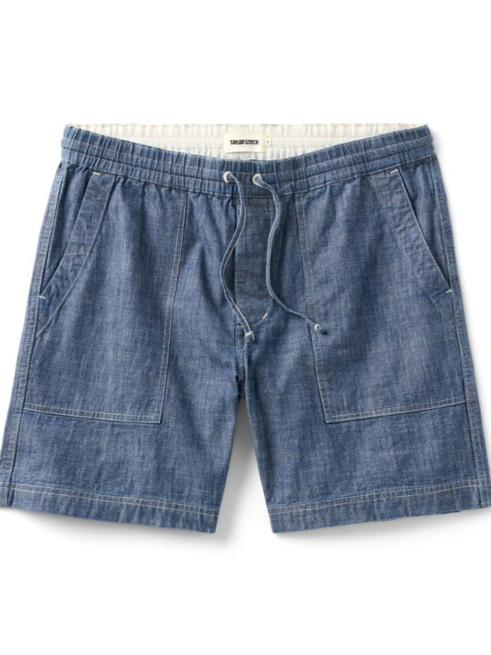Taylor Stitch - The Breakwater Short - Washed Indigo Chambray